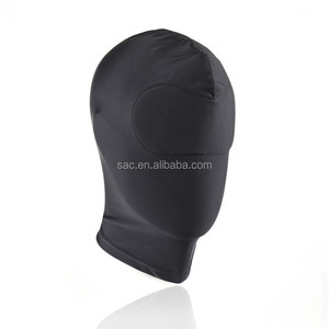 SacKnove Chinese Slave Roleplay Sex Toy Breathable Face Mask Headgear Bdsm Fetish Bondage <strong>Hood</strong> for Adult Couples - Product Image 2