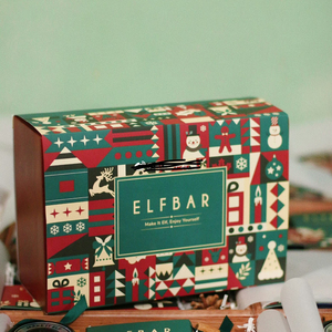 Custom Christmas gift box business companion gift elfbar paper box custom gift custom packaging