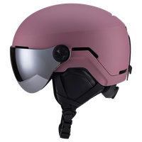 Casque de ski de neige double sport unisexe CE EN1077 résistant aux chocs, léger, confortable et sécurisé avec support pour lunettes