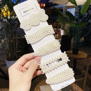 Trending stile coreano clip per capelli elegante fiore paillettes farfalla tessuto vendita calda all'ingrosso accessorio - Product Image 1