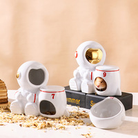 Mini bol en céramique imperméable, antidérapant et écologique pour l'intérieur, destiné aux hamsters, perroquets et lapins
