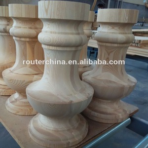 Los tornos CNC para madera fabricados en China se utilizan para fabricar mecánicamente columnas <span class=keywords><strong>de</strong></span> escaleras y patas <span class=keywords><strong>de</strong></span> <span class=keywords><strong>mesa</strong></span>. - Product Image 6