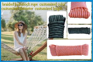 Hot bán ngoài trời cắm trại xách tay nylon dây võng rope-tùy chỉnh đường kính 8 Strand bện cấu trúc Trọng lượng nhẹ - Product Image 4