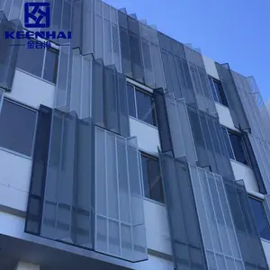 3D Perforated Aluminium Wall Screen Cladding Panel For Outdoor Hotel Decoration Metal Cladding System