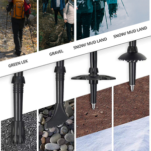 Bastón nórdico personalizado <span class=keywords><strong>de</strong></span> fibra <span class=keywords><strong>de</strong></span> carbono 3k para senderismo, bastón para caminar al aire libre - Product Image 5