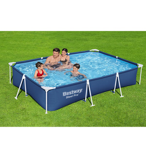 Bestway 56404 <span class=keywords><strong>Piscina</strong></span> Azul <span class=keywords><strong>Rectangular</strong></span> Metal Marco de acero <span class=keywords><strong>Piscina</strong></span> sobre el suelo <span class=keywords><strong>Piscina</strong></span> familiar al aire libre - Product Image 5