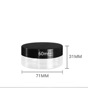Tarro de Plástico PET Transparente al por Mayor con Tapa de Aluminio 100ML 120ML 150ML 250ML 500ML Tarro PET de Boca Ancha para Envasado de Alimentos Secos - Product Image 2