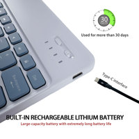 Nouveau clavier ergonomique sans fil en plastique de 12,9 pouces avec pavé tactile, design ultra fin, disposition personnalisée pour iPad et tablette