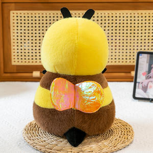 Лесные животные серии плюшевые игрушки, маленькая пчела плюшевая игрушка, мини размер, могут быть настроены - Product Image 2