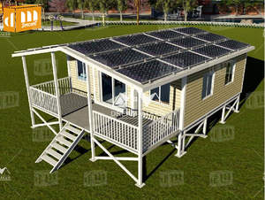 20Ft 40Ft Mobile Commercial préfabriqué conteneur bureau <span class=keywords><strong>maison</strong></span> extensible système d'énergie solaire Flatpack conteneur de stock - Product Image 2