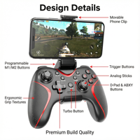 YJT-CJP2034 2026 Joystick Inalámbrico Profesional para Juegos N-s de 2.4GHz, Control para Juegos en TV/Android/Móvil, Gran Venta