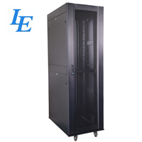 Armoire de serveur sur pied LE 42U, armoire réseau 19 pouces, acier SPCC, norme IEC297-2, capacité de charge lourde de 1500 kg, IP20, 600 mm