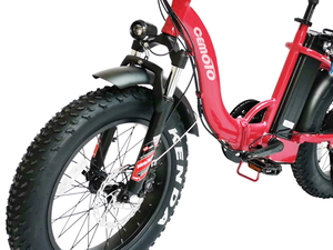 Vélo électrique 48V 15Ah avec freins à disque hydrauliques, vélo électrique pliable à prix avantageux pour femmes, vélo électrique à pneus larges - Product Image 3