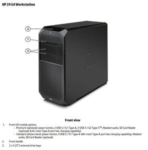 Serveur de base de station de travail en tour <span class=keywords><strong>HP</strong></span> <span class=keywords><strong>Z4</strong></span> <span class=keywords><strong>G4</strong></span> Series d'origine Intel utilisée - Product Image 2