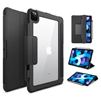 2024 nouvelle mode étui magnétique en cuir intelligent pour iPad Air 4 5 avec porte-crayon magnétique couverture antichoc pour iPad Pro 11 10.9