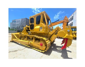 รถดันดินตีนตะขาบ Caterpillar D7G มือสองจากญี่ปุ่น รถดันดินขนาดกลาง สำหรับงานปรับระดับพื้นที่ก่อสร้าง - Product Image 1
