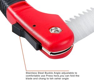 तह देखा गया sk5 उच्च कार्बन स्टील ने ब्लेड के बाहर शिविर के पेड़ काटने वाले उच्च गुणवत्ता वाले बगीचे उपकरण तह मुक्त शिपिंग देखा - Product Image 6