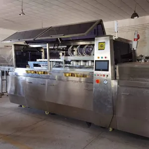 Máquina de selagem automática da caixa de alumínio da pressão do nitrogênio do vegetal da carne