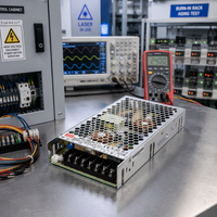 Mean Well RSP-100-24 100W 24V 4.2A Power Supply Dengan PFC Output Tunggal 50Hz Frekuensi Koreksi Faktor Daya SMPS Tecdocpower