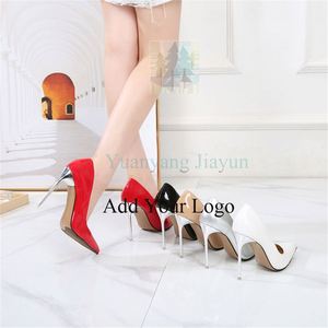 Wholesale High Heels Stiletto Heel Patent Leather Upper Pumps Office High Heels Shoes for Women <strong>Job</strong> Shoes - Product Image 1