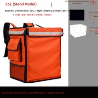 Sac isotherme personnalisé avec logo, sac de livraison de nourriture, sac de livraison de pizza isotherme commercial imperméable avec séparateur