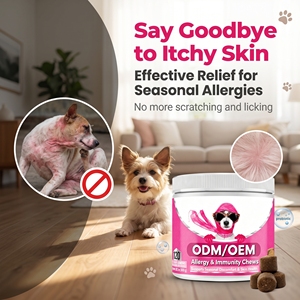 Golosinas Naturales para Perros con Etiqueta Privada OEM para la Picazón y la Inmunidad, Suplemento para Alergias, Masticables Blandos que Refuerzan la Salud del Sistema Inmunitario con Probióticos - Product Image 3