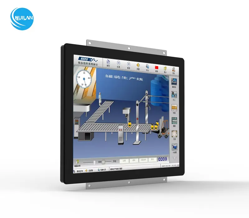 Monitör dokunmatik 12.1 15 15.6 17 19 21.5 inç hmi açık çerçeve android endüstriyel kapasitif usb lcd bilgisayar dokunmatik monitör