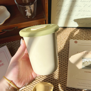 Taza de Café de Porcelana Personalizada, Taza de Viaje de Cerámica a Prueba de Fugas con Tapa - Product Image 5