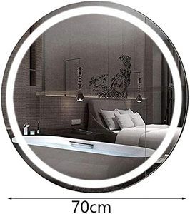 Touch Control LED Eco-Friendly Wall-Mounted Bathroom <b>Mirror</b> <b>with</b> Anti-Fog & Adjustable <b>Lighting</b> - Product Image 4