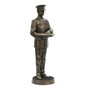 polyresin statua <span class=keywords><strong>in</strong></span> <span class=keywords><strong>bronzo</strong></span> soldato figura scultura figurine - Product Image 4
