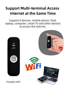 Router Wi-Fi Móvil 4G LTE-Advanced, Módem 4G, Wi-Fi Portátil, Hotspot LTE, Módem USB, Tarjeta de Internet Wi-Fi - Product Image 4