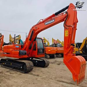 Excavatrice sur chenilles d'occasion Doosan DX150, 14 tonnes, godet de 0,58 m³, marque coréenne d'origine, excavatrice de construction de taille moyenne, bon état - Product Image 5