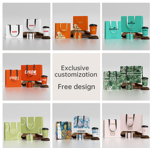 Most Competitive Price Custom <strong>Printed</strong> White Kraft <strong>Paper</strong> Card Shopping Packaging <strong>Bags</strong> Biodegradable With Logo Ribbon - Product Image 5