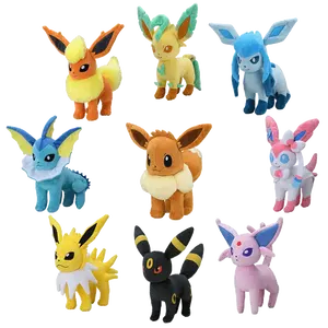 Toptan eefighting mücadele Eevee dolması hayvan oyuncak bebek dolması peluş oyuncak hayvan 20CM Kawaii Eevee Plush on peluş bebekler