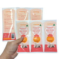 Rouleaux d'étiquettes BOPP brillantes personnalisées pour flacons de lotion corporelle, autocollants imperméables pour l'emballage de produits de soin et de cosmétiques