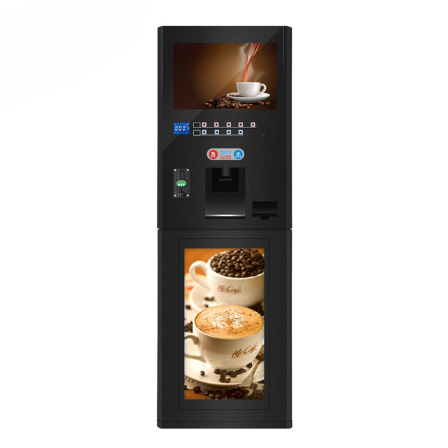 Commercial Automatic Coffee Vending Machine with Touch Screen Operation