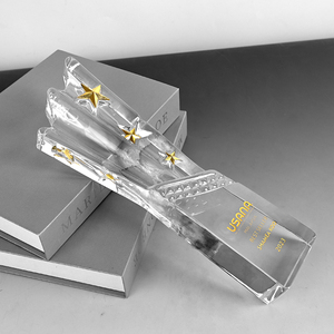 ترويج المصنع منخفض موك & المناسبات الرياضية المخصصة جائزة الأعمال الكريستال للهدايا كأس الكأس الكريستال - Product Image 4