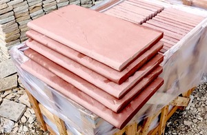 Losas y Azulejos de Piedra Arenisca Roja de Agra de Primera Calidad, Duraderos y Naturales, para Arquitectura de Estilo Histórico - Product Image 3