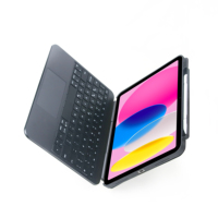 Housse de clavier de précision en métal portable pour iPad 10,2 pouces, support stable adapté pour taper, peindre et regarder des vidéos