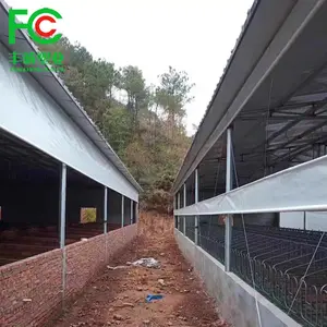 Cheap and Nice Design Poultry House Chicken Farm Side Wall Curtain System