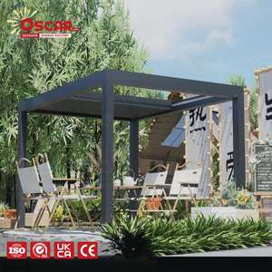 Tente pliante portable d'extérieur 3x3m avec sac de transport, idéale pour pique-niques, concerts, camping, pergola rétractable - Product Image 1