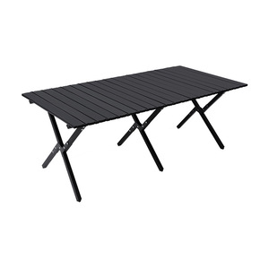 Tavolo Pieghevole da Esterno in Acciaio al Carbonio Leggero per Campeggio, <span class=keywords><strong>Set</strong></span> Completo di Attrezzatura da Picnic con Sedie Antiscivolo Opache - Product Image 5