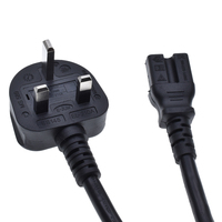 Rallonge électrique PDU UPS 3*1.5mm fils 13A 250V UK BS1363 prise vers IEC320 C15 câble d'alimentation bouilloire avec fusible