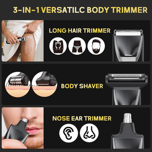 Tondeuse pour poils du corps pour hommes, tondeuse électrique étanche IPX7 pour l'aine, le pubis et les testicules, <span class=keywords><strong>rasoir</strong></span> pour la ligne du bikini pour femmes - Product Image 2