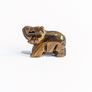 Đá Tự Nhiên Con Voi Trang Trí Pha Lê Khắc Động Vật Tăng Thạch Anh Tiger Mắt Malachite Turquoise Elephant Cho Zoo Lưu Niệm - Product Image 2