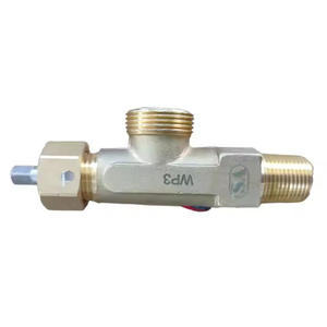 Vanne de bouteille d'acétylène avec bouton CGA510/CGA200/CGA300/CGA520, manchon coupant, vanne à aiguille, vannes de réduction de pression - Product Image 3