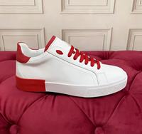 Chaussures de course blanches de luxe pour homme, respirantes, en maille, avec fermeture à lacets, tendance printemps-hiver, en cuir véritable