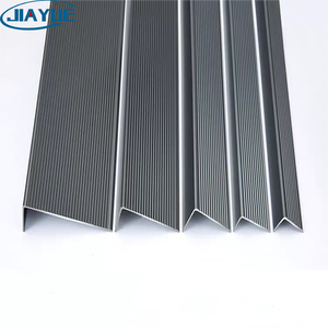 Parti di scale antiscivolo di sicurezza profilo a forma di L profilo per scale in alluminio per piastrelle rivestimento del bordo in ceramica decorare e proteggere - Product Image 6