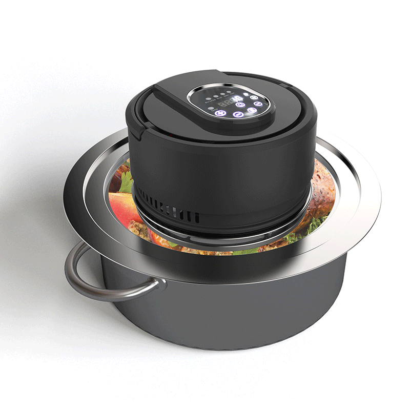 digital hot air fryer oven air fryer lid no oil air fryer accessories set high power 1400w glass lid