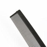 Bas prix en gros en plastique antistatique queue de rat peigne Salon de coiffure peigne noir séparation cheveux peigne